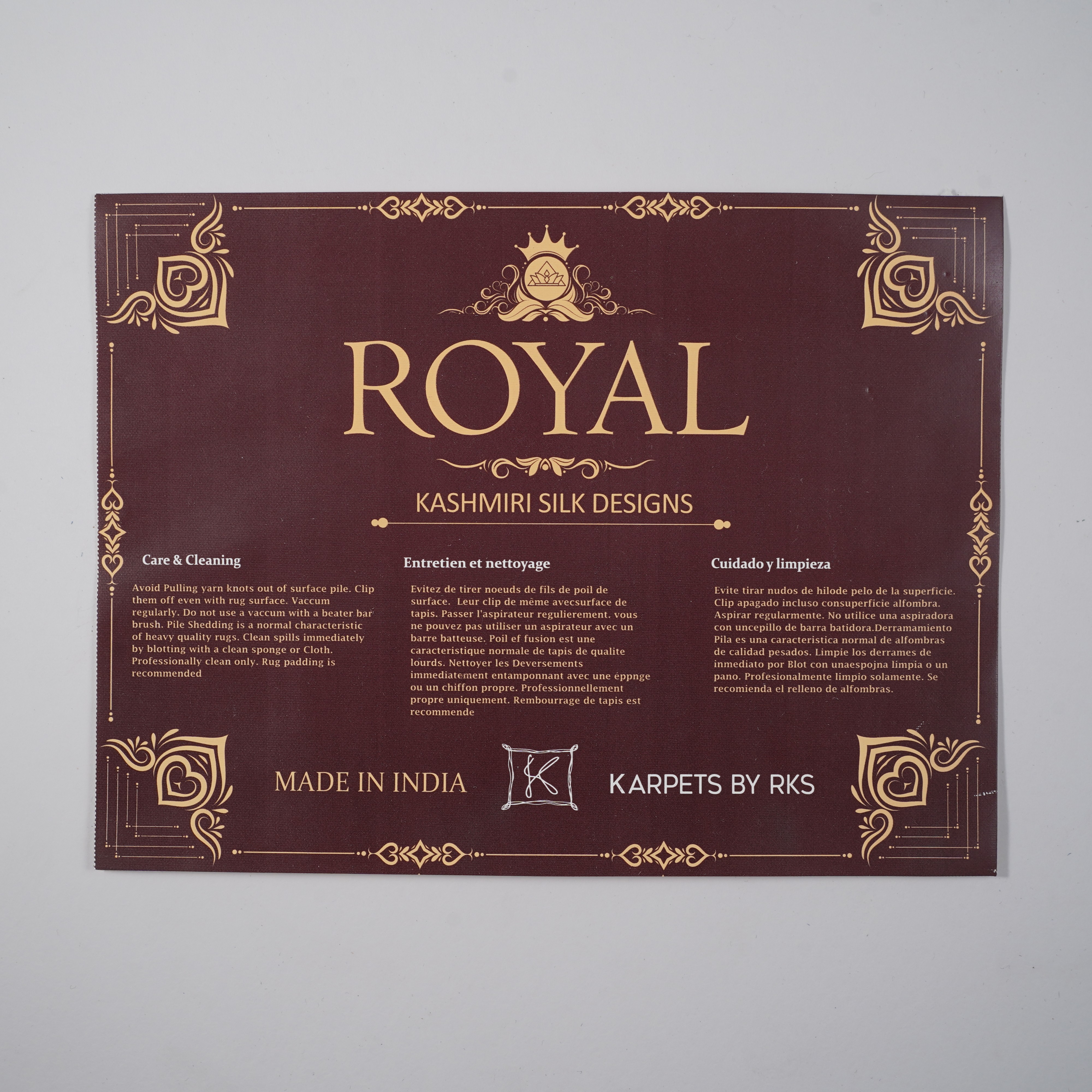 Photographic Large Size Label